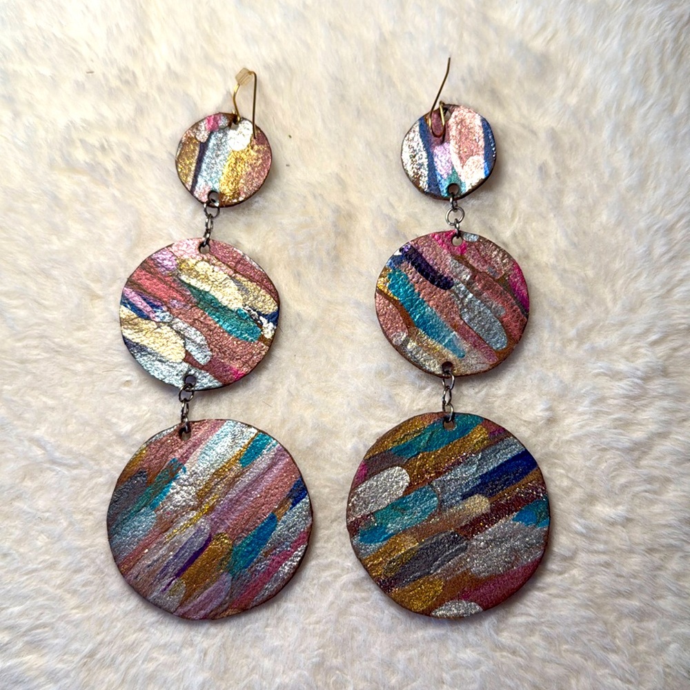 Hand painted earrings